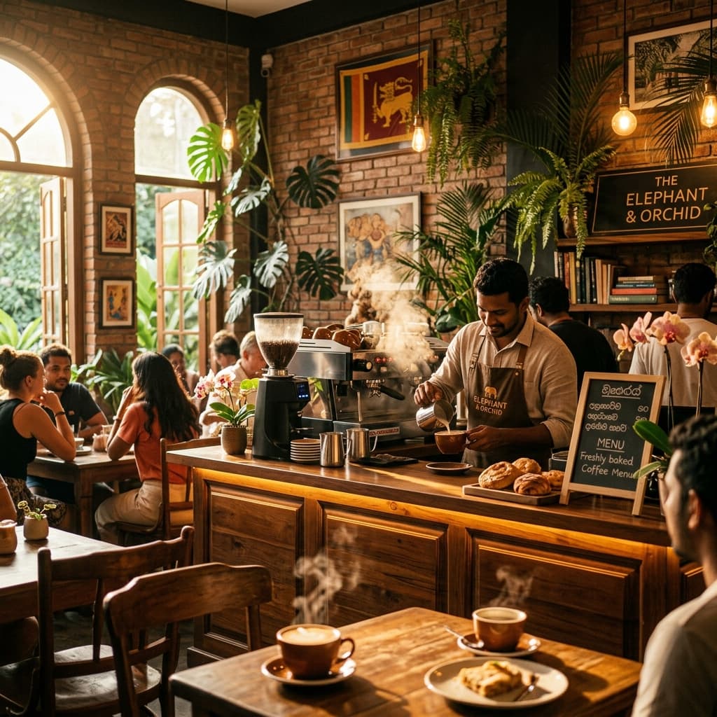 Kandy Brews coffee shop interior